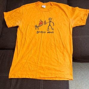 Supreme (M) Spitfire short sleeve Tshirt. Orange